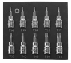 US PRO By BERGEN BERGEN TORX BIT Socket Set 3/8" Torx Star Keys TRX TX T Torks Sockets T10 - T55 -SOCKET SETS & EXTENSION BARS Sales 917285d9 0576 4a12 9636 d1386fbb1c66