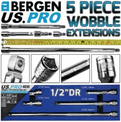 US PRO By BERGEN 1/2" Drive WOBBLE Extension Bar 50mm - 450mm