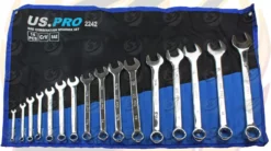 US PRO By BERGEN US PRO SAE/AF Imperial Combination Spanner Combi Wrench Set 1/4" - 1" 1/4" 16pcs -SOCKET SETS & EXTENSION BARS Sales 9fa48e08 c5c0 4133 9532 9380827e7a70