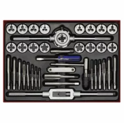 Sealey AK3040 40 Piece Metric Tap And Dies Set -SOCKET SETS & EXTENSION BARS Sales AK3040 2