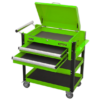 Sealey AP760MHV Heavy-Duty Mobile Tool &amp; Parts Trolley 2 Drawers &amp; Lockable Top - Green