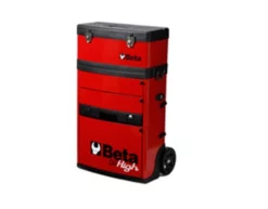 Beta C41H Two - Module Tool Trolley Cabinet - Red -SOCKET SETS & EXTENSION BARS Sales C41H Red