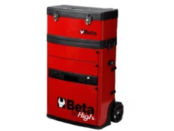Beta C41H Two - Module Tool Trolley Cabinet - Red -SOCKET SETS & EXTENSION BARS Sales C41H Red1