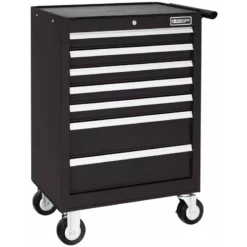 Britool Expert Britool E010232B 7 Drawer Roller Cabinet Tool Box - Roll Cab - Black