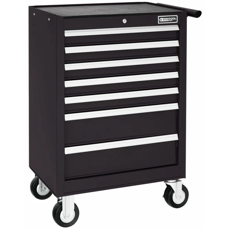 Britool Expert Britool E010232B 7 Drawer Roller Cabinet Tool Box - Roll Cab - Black 1 Britool Expert Britool E010232B 7 Drawer Roller Cabinet Tool Box - Roll Cab - Black