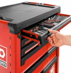 Facom ROLL.6M3A 6 Drawer Mobile Roller Cabinet - Red -SOCKET SETS & EXTENSION BARS Sales ROLL.6