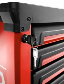 Facom ROLL.6M3A 6 Drawer Mobile Roller Cabinet - Red -SOCKET SETS & EXTENSION BARS Sales ROLL.6M3A 3