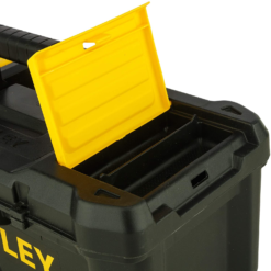 Stanley STST1-75515 Essential 12.5" Toolbox With Organiser Top, Metal Latch. Tool Box -SOCKET SETS & EXTENSION BARS Sales STST1 75515top