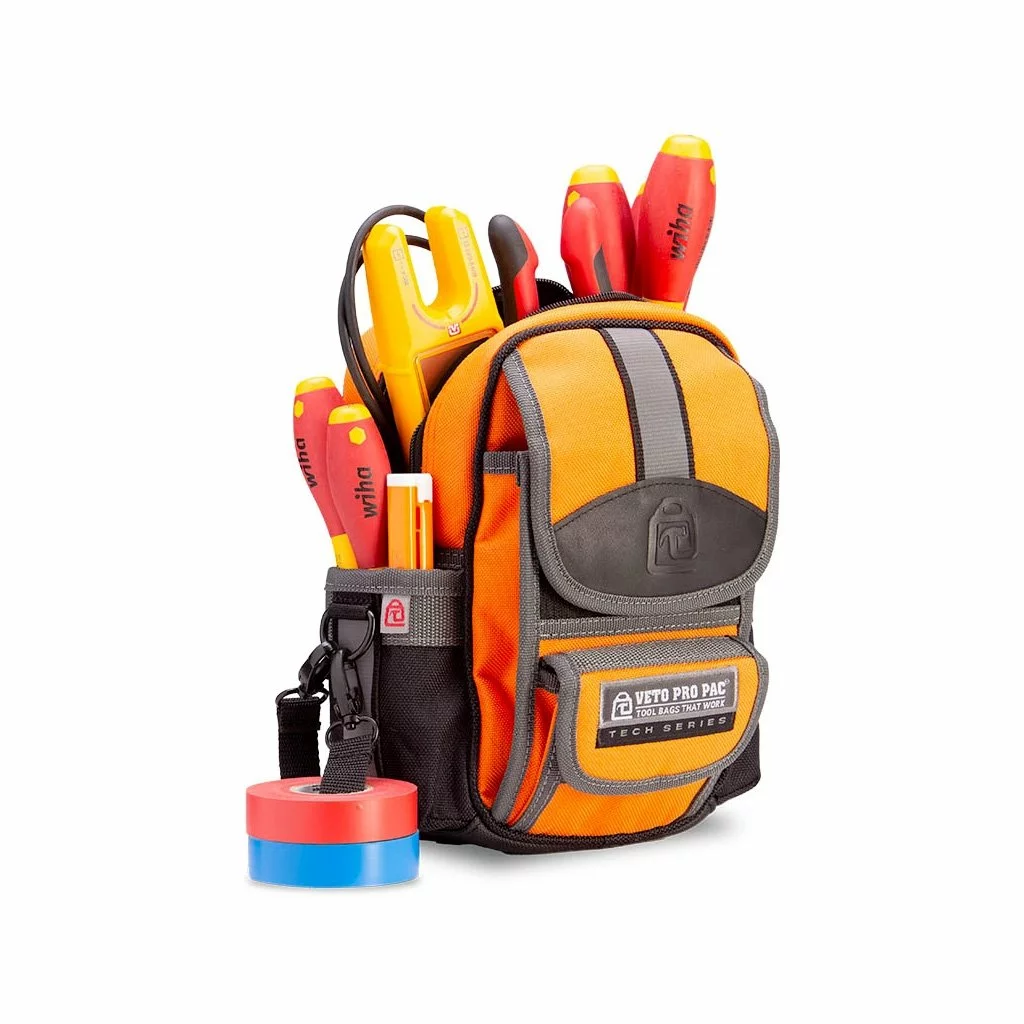 Veto Pro Pac MB Hi-Viz Orange Small Meter Bag / Tool Pouch 2 Veto Pro Pac MB Hi-Viz Orange Small Meter Bag / Tool Pouch - Image 2