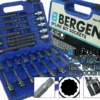 US PRO By BERGEN BERGEN Extra Long SPLINE BIT Socket Set 1/2"Dr Triple Square Spline Sockets-M16