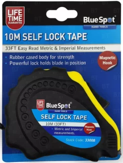 BlueSpot 10 Metre Self Locking Tape Measure With Magnetic Tip 33ft Heavy Duty Tape Measur -SOCKET SETS & EXTENSION BARS Sales a1d628c0 0390 4246 be75 d7e76143f36c