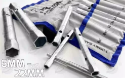Toolzone Tubular Box Spanner Set Metric Wrench Set 6mm - 22mm Spark Plug Spanner Wrench -SOCKET SETS & EXTENSION BARS Sales a20969cf 0d55 45e1 9eac 3cefc591c149