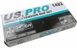 US PRO By BERGEN 3/4" Drive IMPACT Extension Bar Set 100mm - 250mm -SOCKET SETS & EXTENSION BARS Sales a243ae2f dbd1 4cc9 b748 1281a0f7f3e7