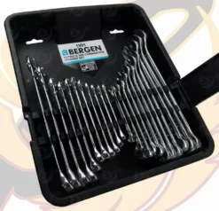 US PRO By BERGEN BERGEN Combination Spanners Metric & SAE Wrench Set 22pc 6-19mm & 1/4" - 7/8" -SOCKET SETS & EXTENSION BARS Sales a3dfcc1a 4e31 48ec 9775 df41e70cc714