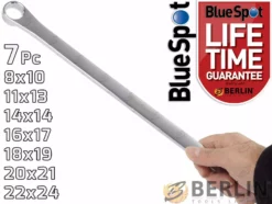 BLUESPOT 7 Piece EXTRA LONG AVIATION Double Ring Spanner Set -SOCKET SETS & EXTENSION BARS Sales a85ac59d 3dd5 4e36 b8fa a4d7289482f8