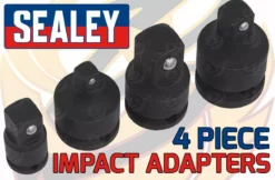 SEALEY 4pc IMPACT Socket Adaptor Set Step Up / Step Down Adapters Reducers -SOCKET SETS & EXTENSION BARS Sales abd6035c 112c 4299 a205 0ad462c973c7