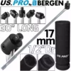 US PRO By BERGEN US.PRO By BERGEN BREAKER BAR 17mm 1/2" Dr Deep Impact Socket 30" Long Strong Arm Power Bar