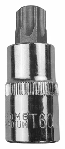 US PRO By BERGEN BERGEN T60 Torx Socket T60 1/2" Drive 55mm Long Torx Key Single Socket Star Key -SOCKET SETS & EXTENSION BARS Sales b4170df7 a249 4257 b4e2 e495dc4ce9ce