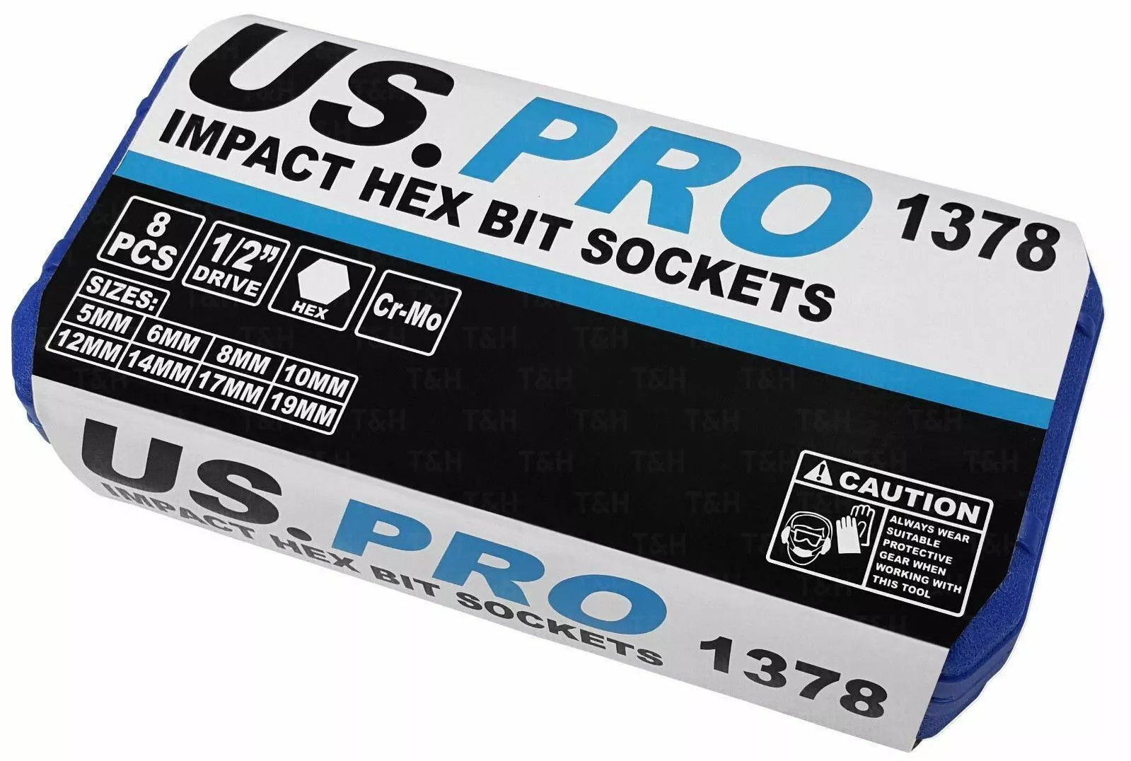 US PRO By BERGEN US.PRO TOOLS IMPACT HEX BIT Socket Set 1/2" Dr Impact Allen Keys H5 To H19 8pc 8 US PRO By BERGEN US.PRO TOOLS IMPACT HEX BIT Socket Set 1/2" Dr Impact Allen Keys H5 To H19 8pc - Image 8