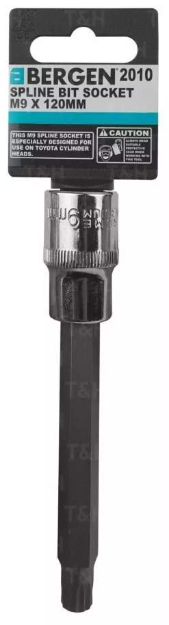 US PRO By BERGEN BERGEN Spline Socket M9mm 1/2" Drive 120mm 9mm Spline Key Single Socket -SOCKET SETS & EXTENSION BARS Sales b59be62a 2b86 4827 9ac0 259f96a0c9d4