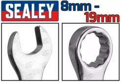 SEALEY 12 Piece Combination Spanner Set 8mm - 19mm -SOCKET SETS & EXTENSION BARS Sales b632cb7a a521 4c38 ad96 8aa8a15965b1