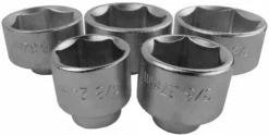 US PRO By BERGEN US PRO 5pc 3/8" Inch Low Profile Shallow Oil Filter Wrench Set 24-38mm 6 Point -SOCKET SETS & EXTENSION BARS Sales b68f5836 41e9 4f8b 80b5 00cd41bc111a
