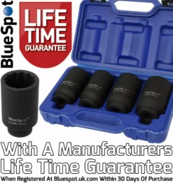 BlueSpot 12 Point Axle Hub Nut DEEP IMPACT Socket Set 1/2"dr CV Joint Drive Shaft Sockets -SOCKET SETS & EXTENSION BARS Sales b6c380d3 8a9e 41b2 9d3d c843cd1e15c3
