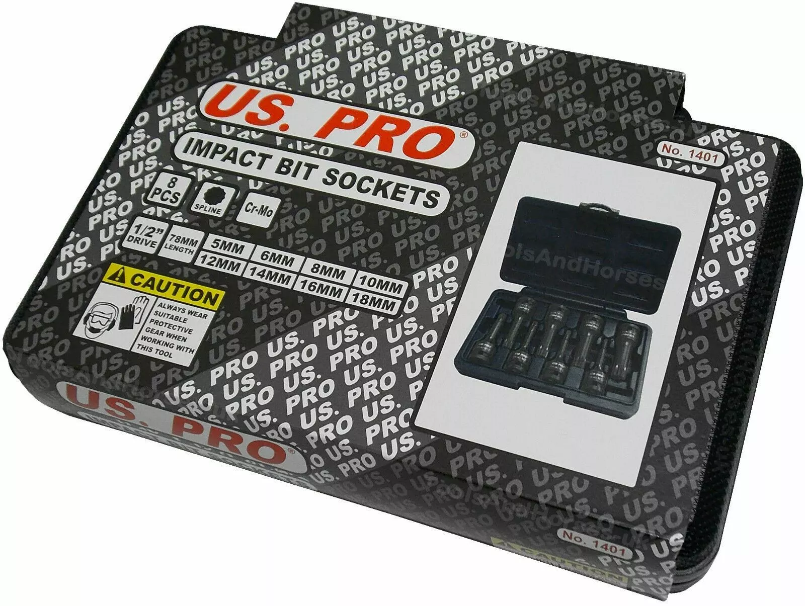 US PRO By BERGEN US.PRO TOOLS IMPACT SPLINE Socket Set 12 Point Tripple Square Impact Spline M5up 7 US PRO By BERGEN US.PRO TOOLS IMPACT SPLINE Socket Set 12 Point Tripple Square Impact Spline M5up - Image 7