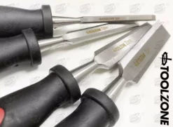 Toolzone Wood Chisel Set 4pc Carpenters Woodworking Chisels Set 1/4" - 1/2" - 3/4" - 1" -SOCKET SETS & EXTENSION BARS Sales bae4019e b4a5 46f2 ab7d 486499fbc4b6