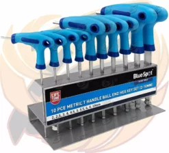 BLUESPOT T-Handle Torx & Ball End Hey Key Set 20pc Allen Star Key HEX H2-H10 TORX T9-T50 -SOCKET SETS & EXTENSION BARS Sales bd5e7c8d 52a5 4ca9 8ad2 15d555d20274