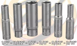 US PRO By BERGEN BERGEN Socket Set 42pc 1/4" Drive Metric AF Ratchet Hex UJ Adaptor -SOCKET SETS & EXTENSION BARS Sales bd81b033 3911 436e ac71 f29c26fcd908