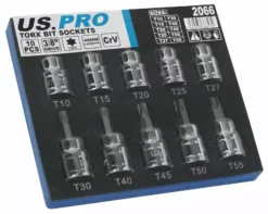 US PRO By BERGEN BERGEN TORX BIT Socket Set 3/8" Torx Star Keys TRX TX T Torks Sockets T10 - T55 -SOCKET SETS & EXTENSION BARS Sales c14cdf84 aded 43d0 ae0d 9fb98f4b8677