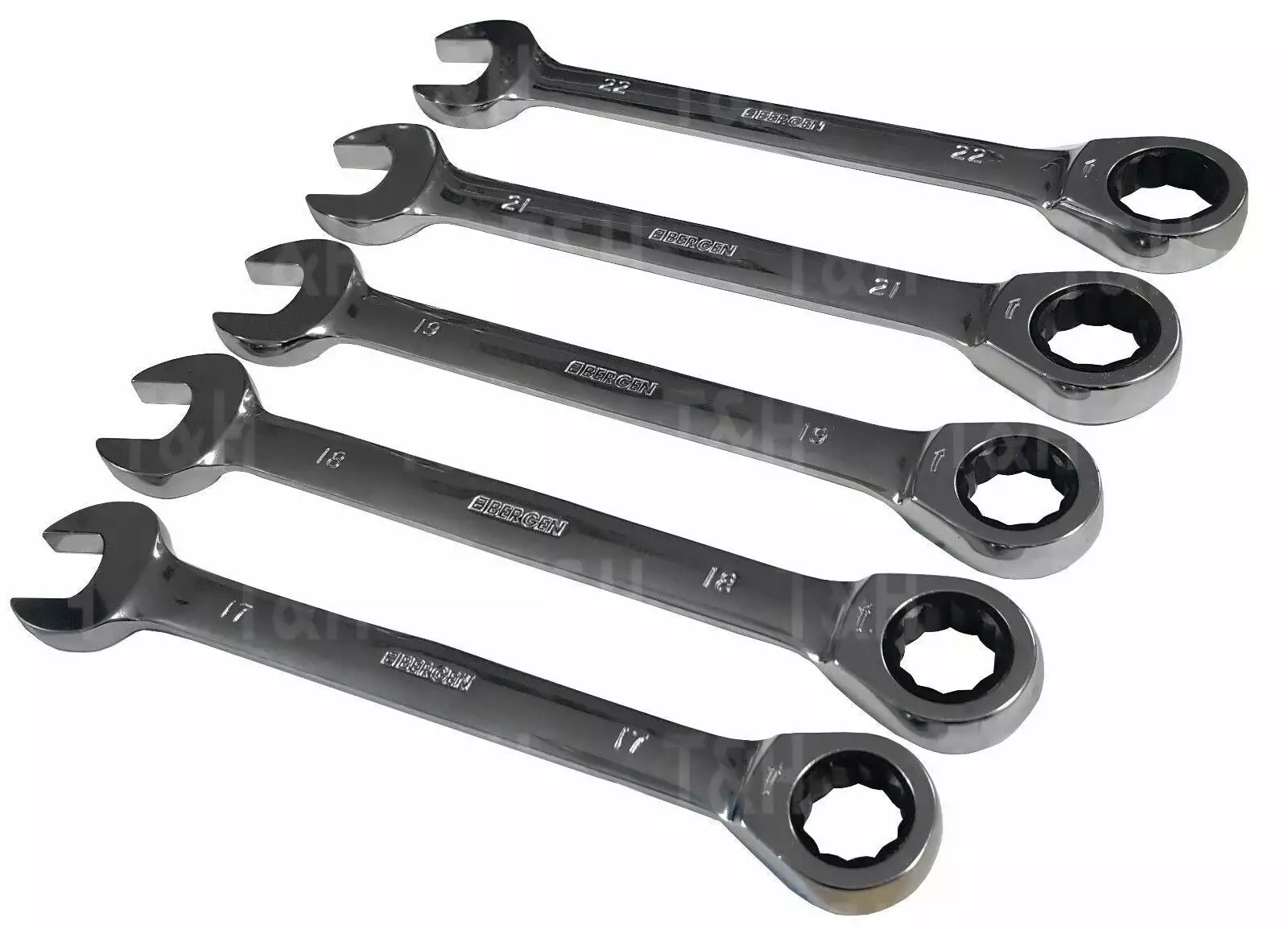 US PRO By BERGEN 20 Piece Combination Ratchet Spanner Set 8mm - 32mm 5 US PRO By BERGEN 20 Piece Combination Ratchet Spanner Set 8mm - 32mm - Image 5