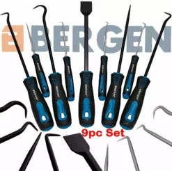 US PRO By BERGEN Scraper Hook And Pick Tool Set O Ring Seal Removal Set & Mini Hook & Pick