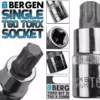 US PRO By BERGEN BERGEN T60 Torx Socket T60 1/2" Drive 55mm Long Torx Key Single Socket Star Key