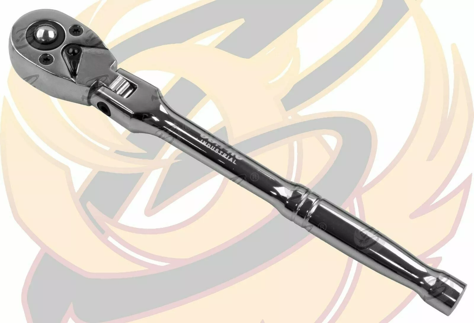 US PRO By BERGEN US.PRO INDUSTRIAL 1/4" Drive 72 Tooth Quick Release Flexible Ratchet Handle 4201 3 US PRO By BERGEN US.PRO INDUSTRIAL 1/4" Drive 72 Tooth Quick Release Flexible Ratchet Handle 4201 - Image 3