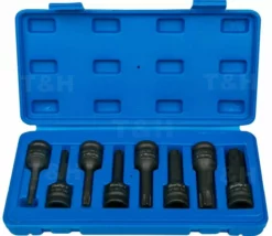 BlueSpot IMPACT TORX BIT Socket Set 1/2" Dr Impact Star Keys T30 To T80 8pc TX 1/2" Drive -SOCKET SETS & EXTENSION BARS Sales c6889bf4 ef8e 454d b735 f0fe489e92ae