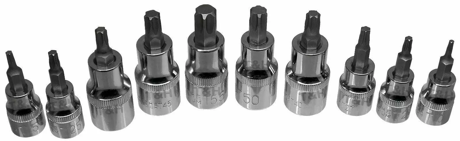 BlueSpot Torx & Female E TORX Socket Set 29pc Security Star Torx Bits External E & T Torx 9 BlueSpot Torx & Female E TORX Socket Set 29pc Security Star Torx Bits External E & T Torx - Image 9