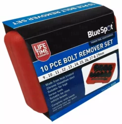 BlueSpot Locking Wheel Nut Removers 11pc 3/8" Nut Bolt Stud Extractor Twist Socket Set -SOCKET SETS & EXTENSION BARS Sales c8c8ffc0 f33d 49bf ae47 3a873e72edd4
