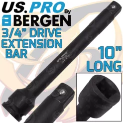 US PRO By BERGEN US.PRO By BERGEN 3/4" Drive Impact Extension Bar 10" Long 250mm Extra Long Reach Exts Bar