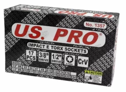 US PRO By BERGEN US.PRO E-TORX IMPACT EXTERNAL E TORX Sockets E-TYPE Female Torx IMPACT SocketSet -SOCKET SETS & EXTENSION BARS Sales cc49abab 2137 46ee bc1b 9db09c912490