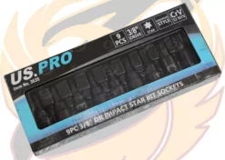 US PRO By BERGEN US PRO IMPACT TORX BIT Sockets Set 3/8" Drive Impact TRX Star Sockets T20 To T60 -SOCKET SETS & EXTENSION BARS Sales cf986fd8 70a9 471f b831 fd979f04c44b