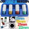 US PRO By BERGEN US.PRO By BERGEN Alloy Wheel Nut DEEP Thin Wall Impact Sockets 1/2"Dr 17mm 19mm 21mm 22mm