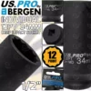 34mm 1/2" Drive Axle Hub Nut Socket 12 Point Deep Impact Socket US PRO BY BERGEN