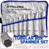 Toolzone Tubular Box Spanner Set Metric Wrench Set 6mm - 22mm Spark Plug Spanner Wrench