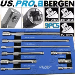 US PRO By BERGEN US.PRO By BERGEN Deep Sockets & Ratchet Handles & Extension Bars 1/4" 3/8" 1/2" Drive 6PT 14 US PRO By BERGEN US.PRO By BERGEN Deep Sockets & Ratchet Handles & Extension Bars 1/4" 3/8" 1/2" Drive 6PT -SOCKET SETS & EXTENSION BARS Sales dc10f656 851b 45b7 9fc9 e3a5dcfd7cd3