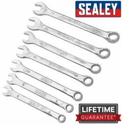 SEALEY 12 Piece Combination Spanner Set 8mm - 19mm -SOCKET SETS & EXTENSION BARS Sales de1c03e9 44f7 417e 9edc 3006508dde92