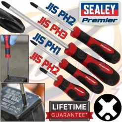 SEALEY JIS Screwdrivers JAPANESE INDUSTRY INDUSTRIAL STANDARD SCREWDRIVERS JIS