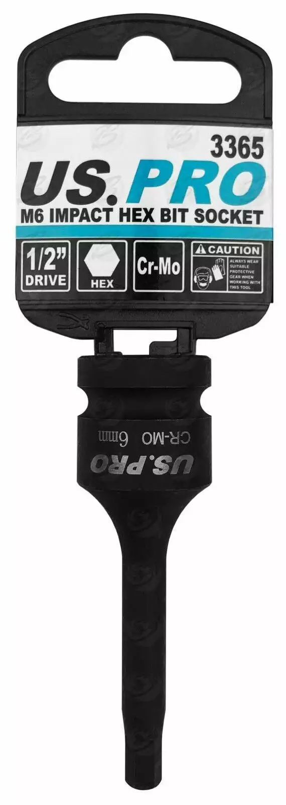 US PRO By BERGEN BERGEN H6 Impact Hex Bit Socket 1/2"Dr 6mm Impact Allen Key 78mm Long Hex Socket 6 US PRO By BERGEN BERGEN H6 Impact Hex Bit Socket 1/2"Dr 6mm Impact Allen Key 78mm Long Hex Socket - Image 6