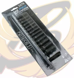 US PRO By BERGEN US PRO INDUSTRIAL 1/4"INCH Drive Deep IMPACT Socket Set Socket 4mm-15mm 6PT 3479 -SOCKET SETS & EXTENSION BARS Sales dff45d1a cd37 4a4f a405 3df2b7c40040